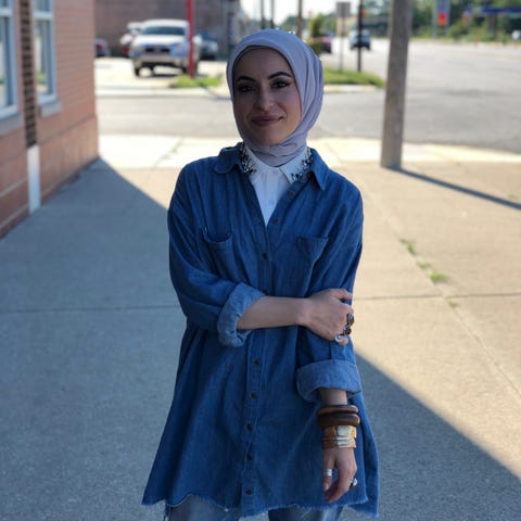 Musician Mona Haydar in Detroit. Michigan has one...