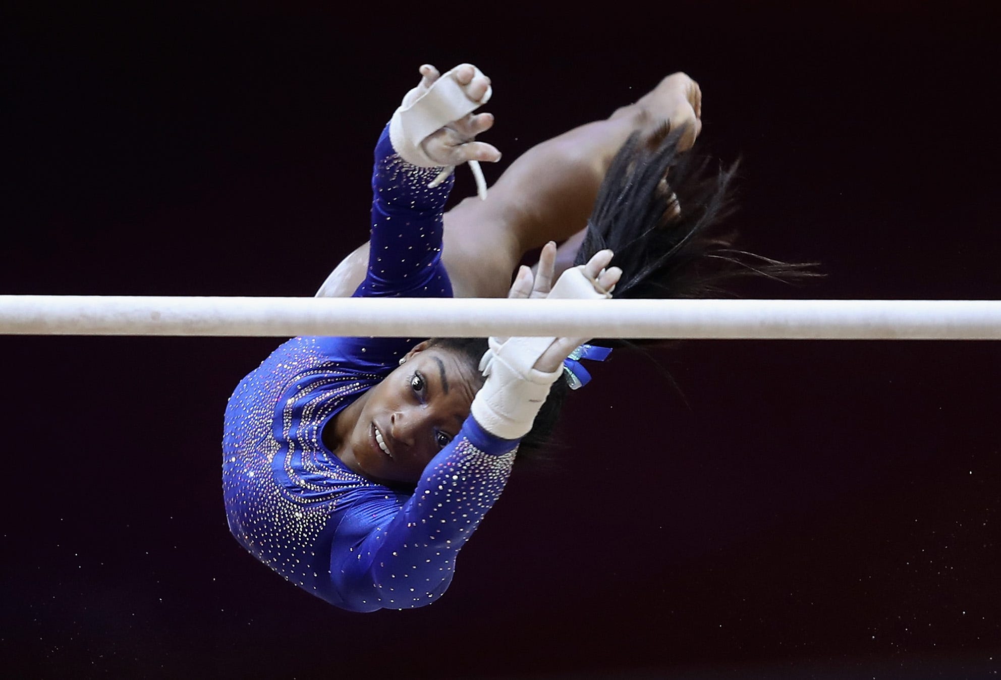 simone biles parallel bars