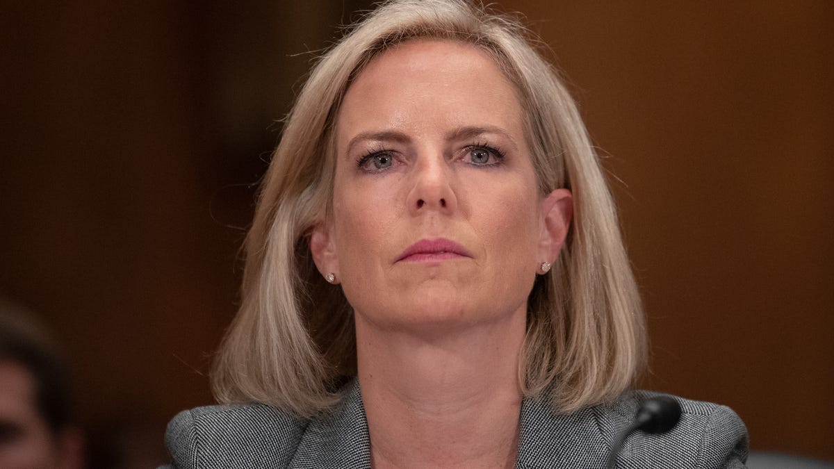 Homeland Security Secretary Kirstjen Nielsen testifies during a hearing of the Senate Committee on Homeland Security & Governmental Affairs, on Capitol Hill, Oct. 10, 2018 in Washington.
