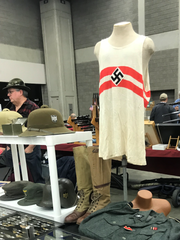 WWII-era Nazi gear was on display at the Louisville Expo Center.