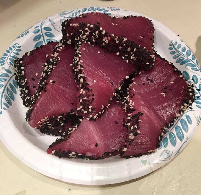 Got wasabi? According to Capt. Patrick Price of DayMaker charters in Stuart, the blackfin tuna are running along the Treasure Coast.