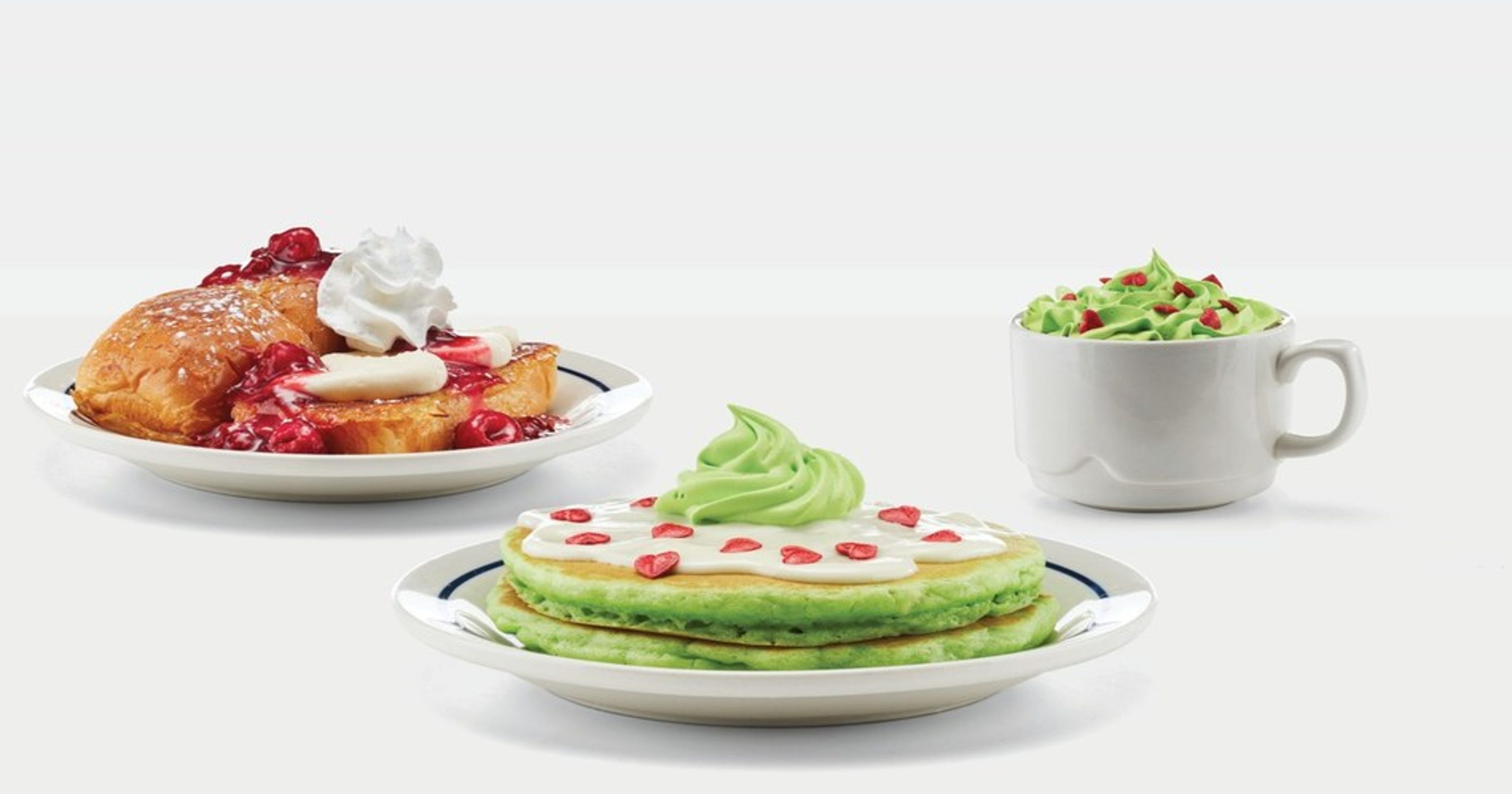 IHOP Grinch Special Lets Kids Eat Free Green Pancakes Through Dec. 31