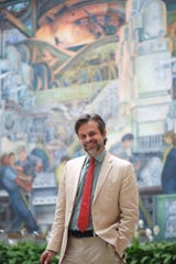 Salvador Salort-Pons, the director of the Detroit Institute of Arts, photographed in the Rivera Court at the museum in Detroit on Tuesday, Oct. 6, 2015.