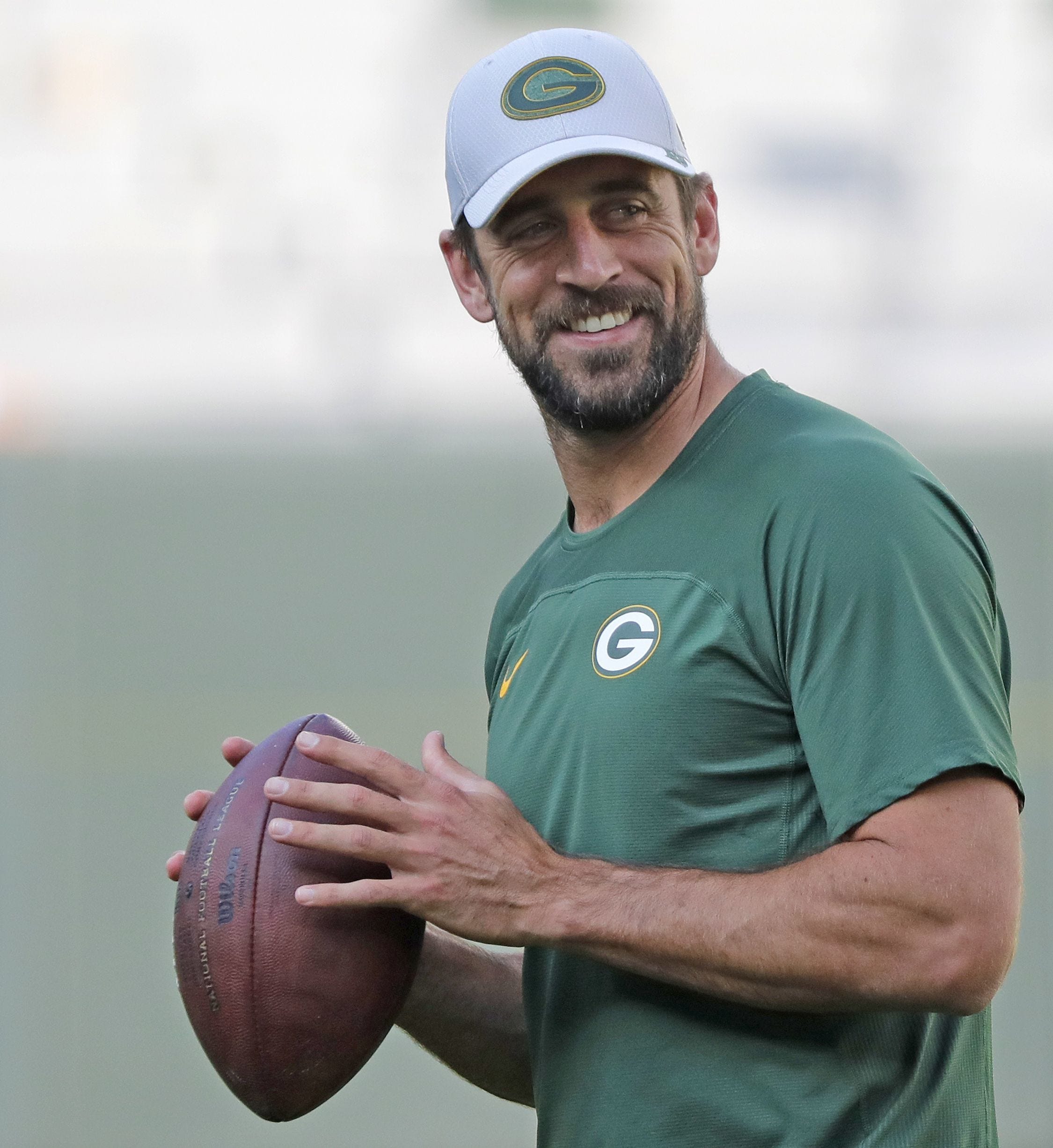 Aaron Rodgers Visits Sons Of Influencer Ashley Stock After Sister Dies