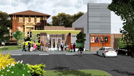 Jim McQuiston is the architect who designed the new building for the art cinema in the east-side neighborhood of Windsor Park.