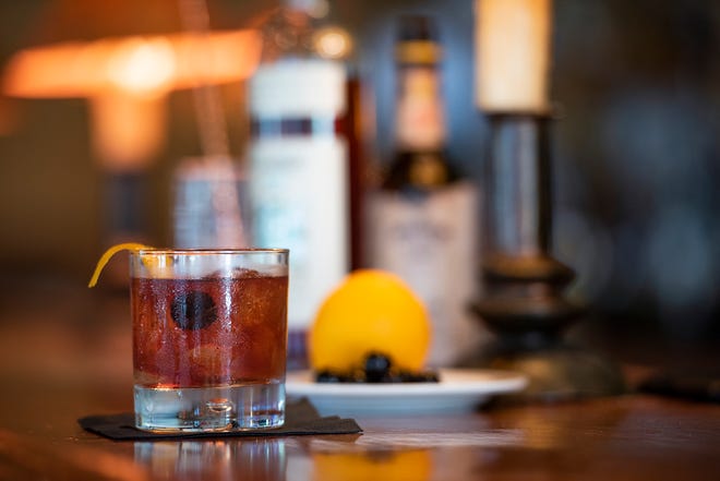 An Old Fashioned at Jackson's Steakhouse. 