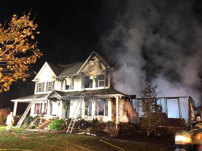 Showell Volunteer Fire Department, along with several other local volunteer fire departments, responded to a house fire at 11:10 p.m. on Sunday, Oct. 28, 2018.