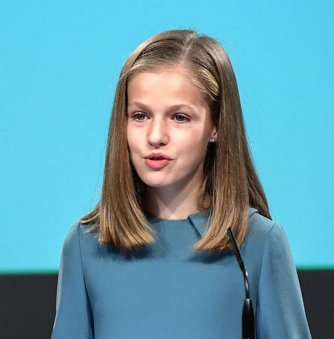 Spanish heiress of the throne, princess Leonor, re