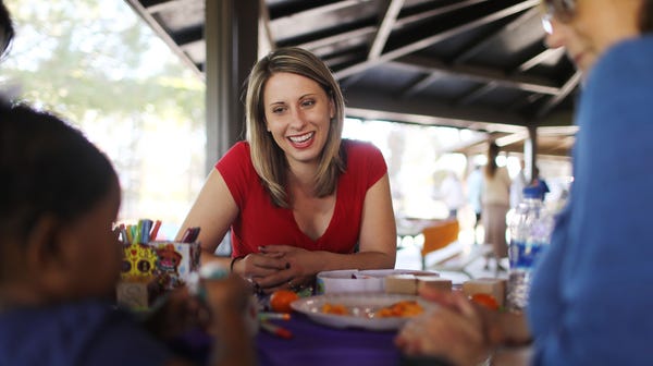 Democratic congressional candidate Katie Hill...