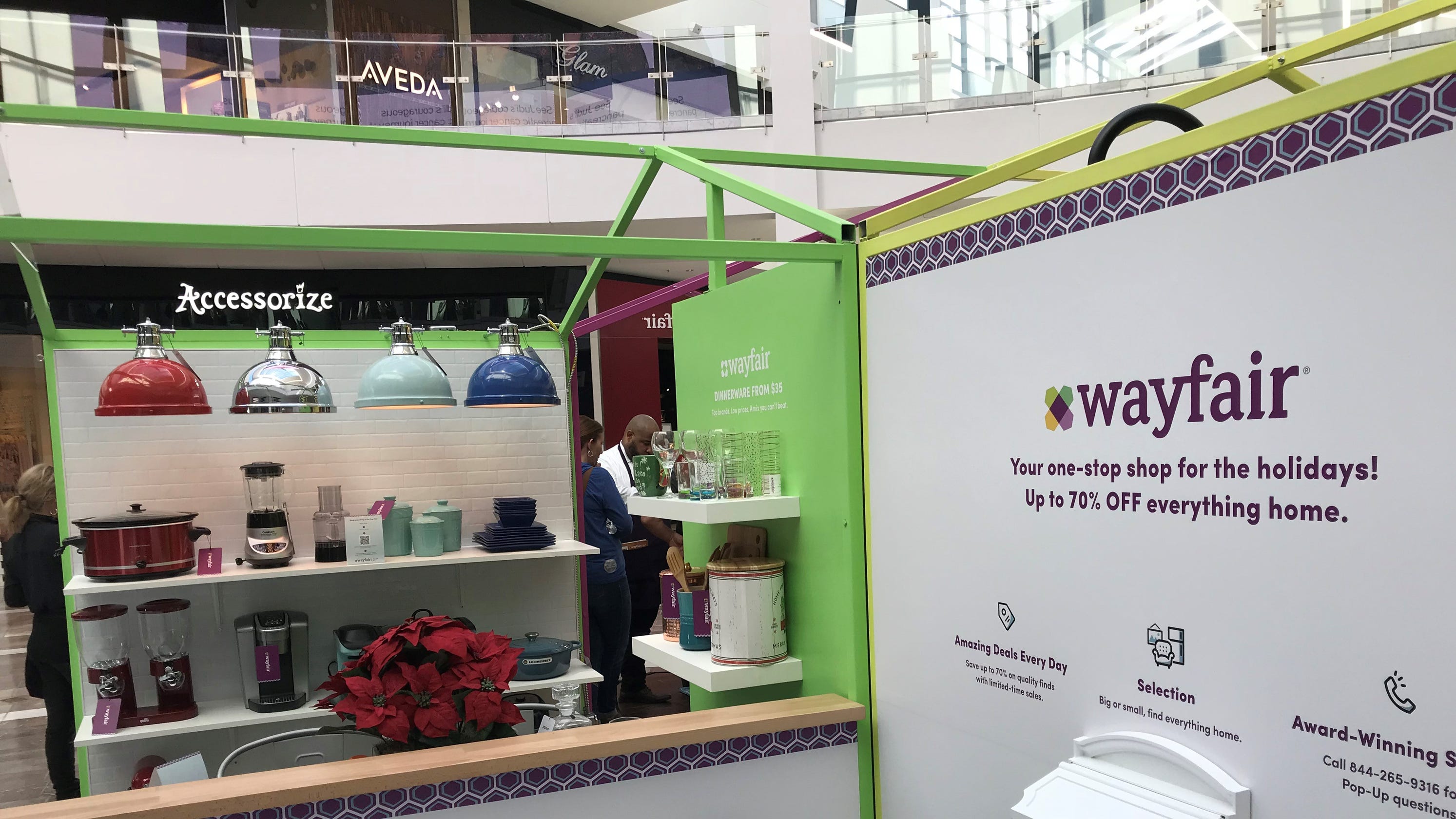 Wayfair Opens Pop Up Shop At Garden State Plaza Mall