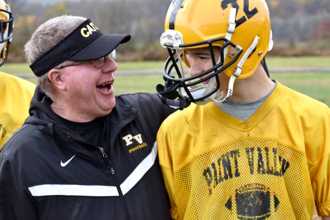 Paint Valley football coach Mike Reed was in a deadly accident in August, but now he's alive and well and a big part of an undefeated team.
