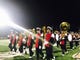 The Clifton band takes the field before a game against Kennedy.