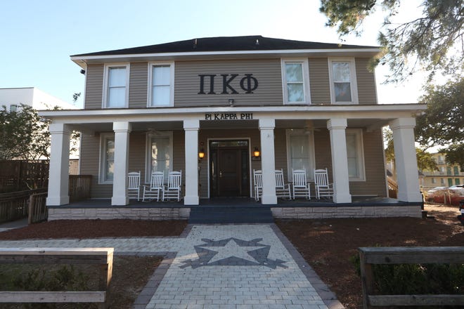 The Pi Kappa Phi fraternity house on College Avenue was closed down following the death of pledge Andrew Coffey..