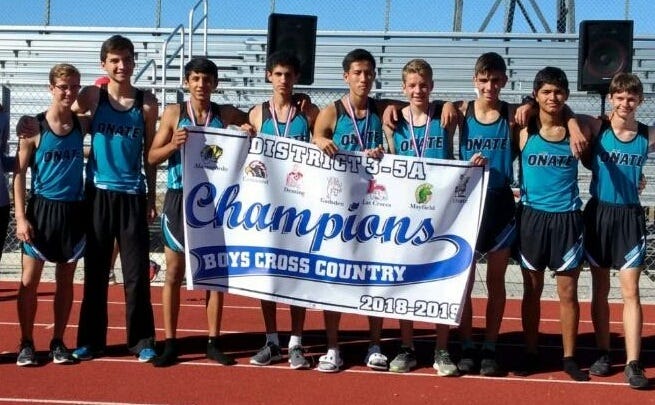 Oñate won the boys District 3-5A championship Saturday at Centennial High School.