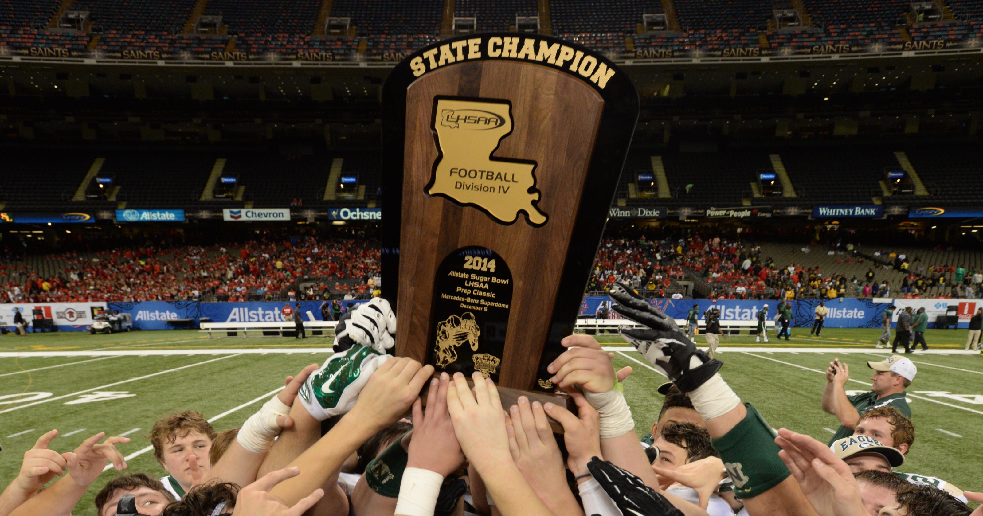 2018 LHSAA prep football playoff brackets