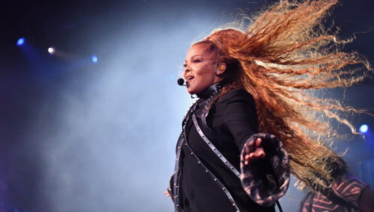 BILBAO, SPAIN - NOVEMBER 04:  Janet Jackson performs on stage during the MTV EMAs 2018 on November 4, 2018 in Bilbao, Spain.  (Photo by Jeff Kravitz/FilmMagic) ORG XMIT: 775251470 ORIG FILE ID: 1057331736