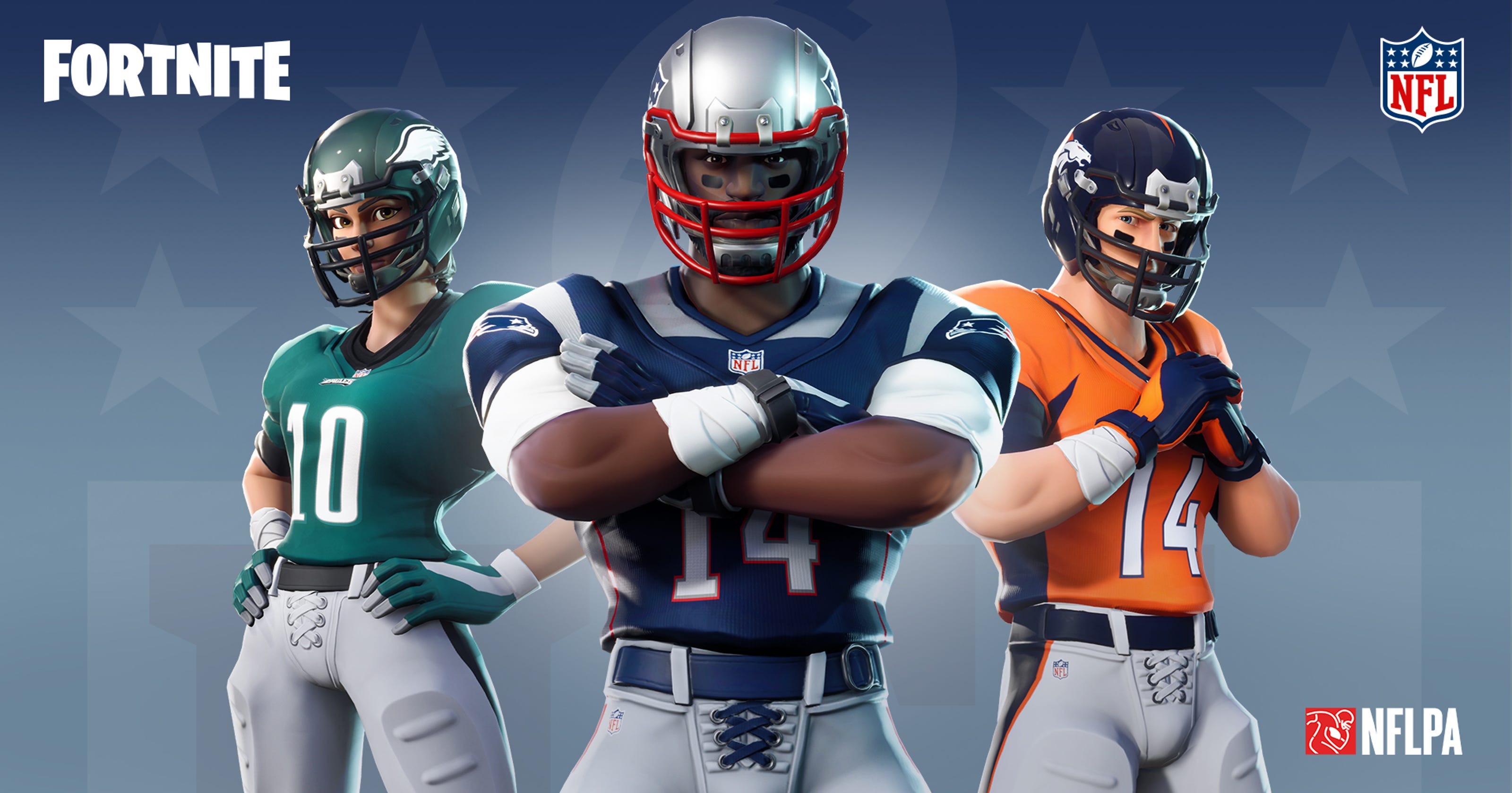 Fortnite Adds Nfl Uniforms And Other Football Gear - fortnite nfl team up to add skins and gear to the game starting friday