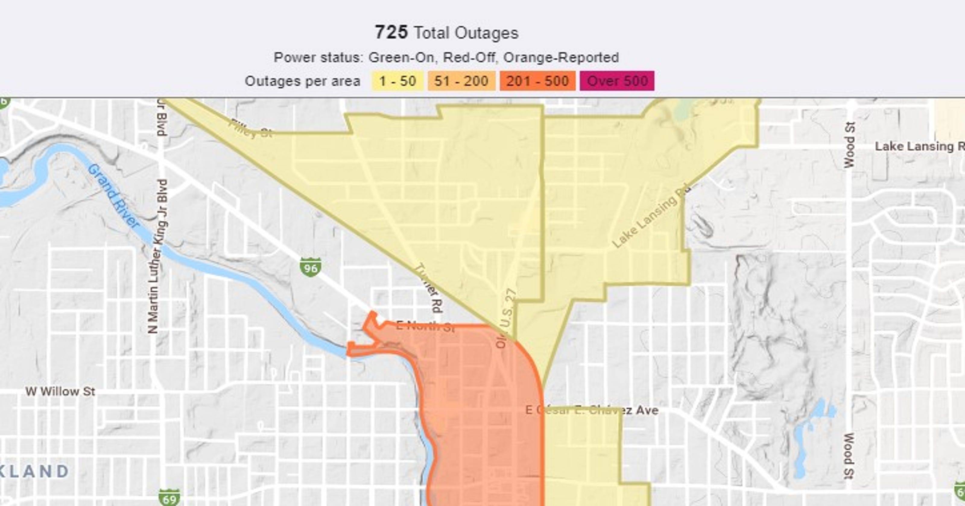 East Lansing Power Out