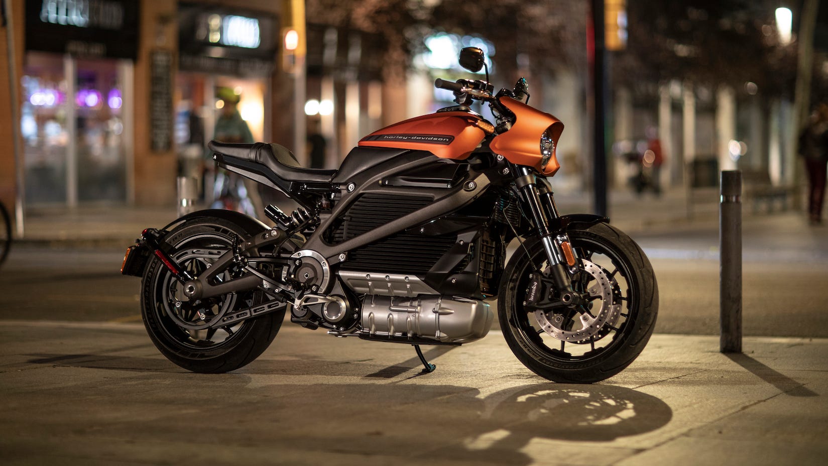 Stunning Harley Davidson Electric Motorcycle Production image