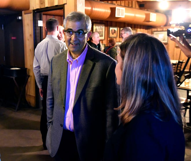Abilene Independent School District Superintendent David Young speaks with supporters at an election watch party at Lytle Land & Cattle Company Tuesday Nov. 6, 2018. Voters approved at $138.7 million bond for AISD.