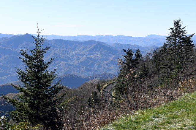 Views that draw tourists from around the world to Western North Carolina, such as this overlook from Waterrock Knob on the Blue Ridge Parkway, have become clearer after years of air quality improvements, including the reduction of ozone, a main component in smog.
