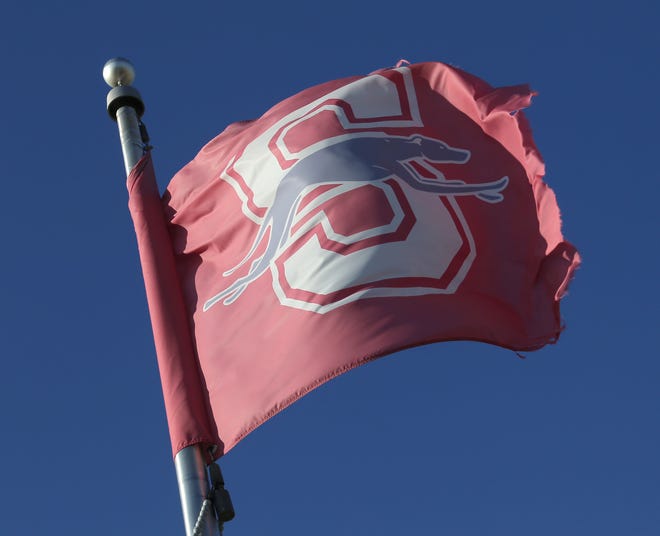 Shelby Schools File Art Stock Photo Whippet Flag