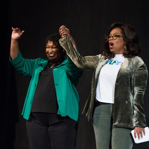 Oprah Winfrey and Georgia Democratic...