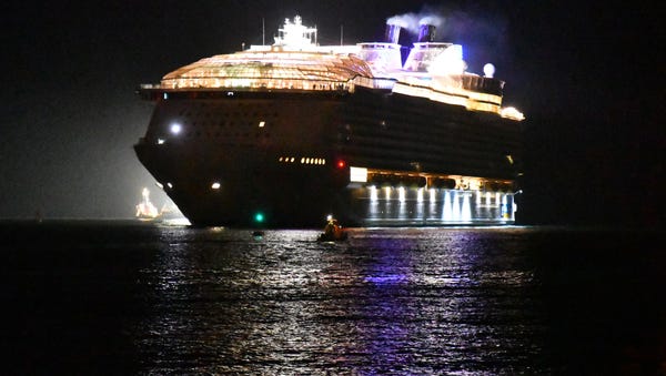 The world's largest cruise ship, Royal...