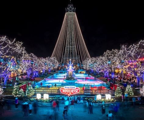 Image result for winterfest kings island