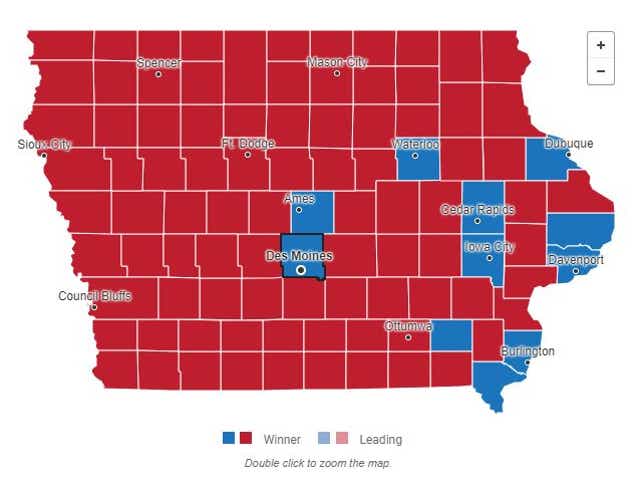 Iowa Election 2018 Browse Election Results For Every County In Iowa