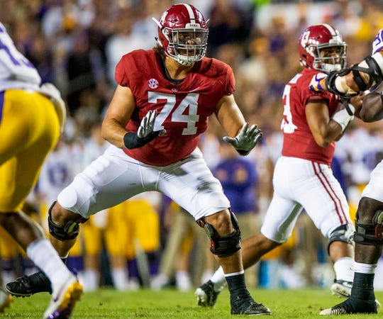 Alabama RT Jedrick Wills Jr. injured during scrimmage