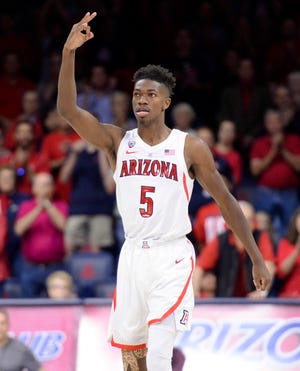 Arizona's Brandon Randolph finished with 21 points, four rebounds and three assists in the win over UTEP
