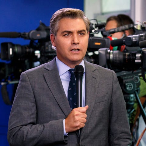 CNN correspondent Jim Acosta is pictured before a...
