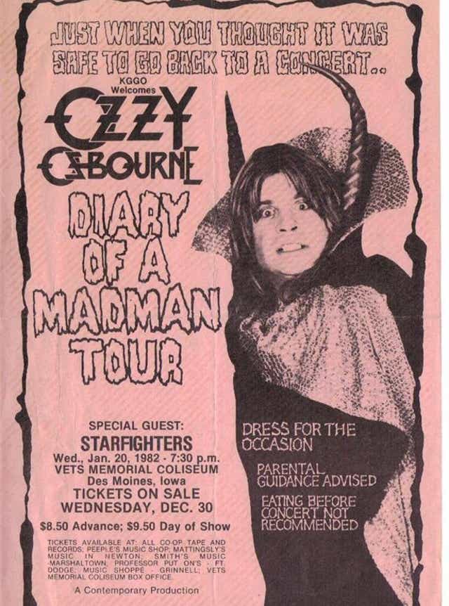 What Led To Ozzy Osbourne Biting The Head Off A Bat In Des Moines