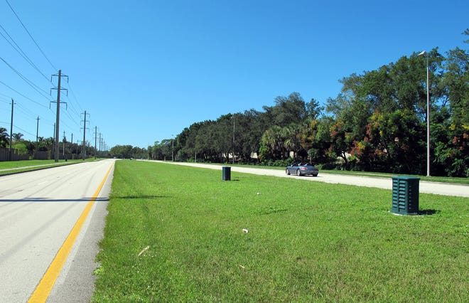 Median landscaping cannot occur on Vanderbilt Beach Road from U.S. 41 to just east of Goodlette-Frank Road until that stretch is widened from four to six lanes.