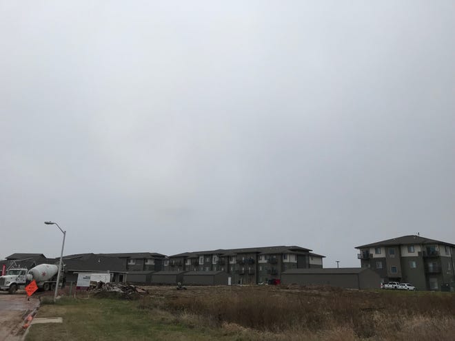 Silverthorne Flats in eastern Sioux Falls continues to take shape.
