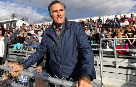 Mitt Romney in Highland, Utah. November 2018.