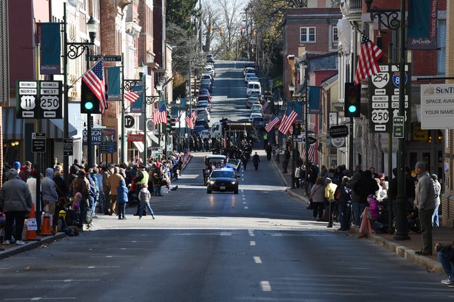 Scenes from the annual Veterans Day Parade on Saturday, November 10, 2018 in downtown Staunton, Va.