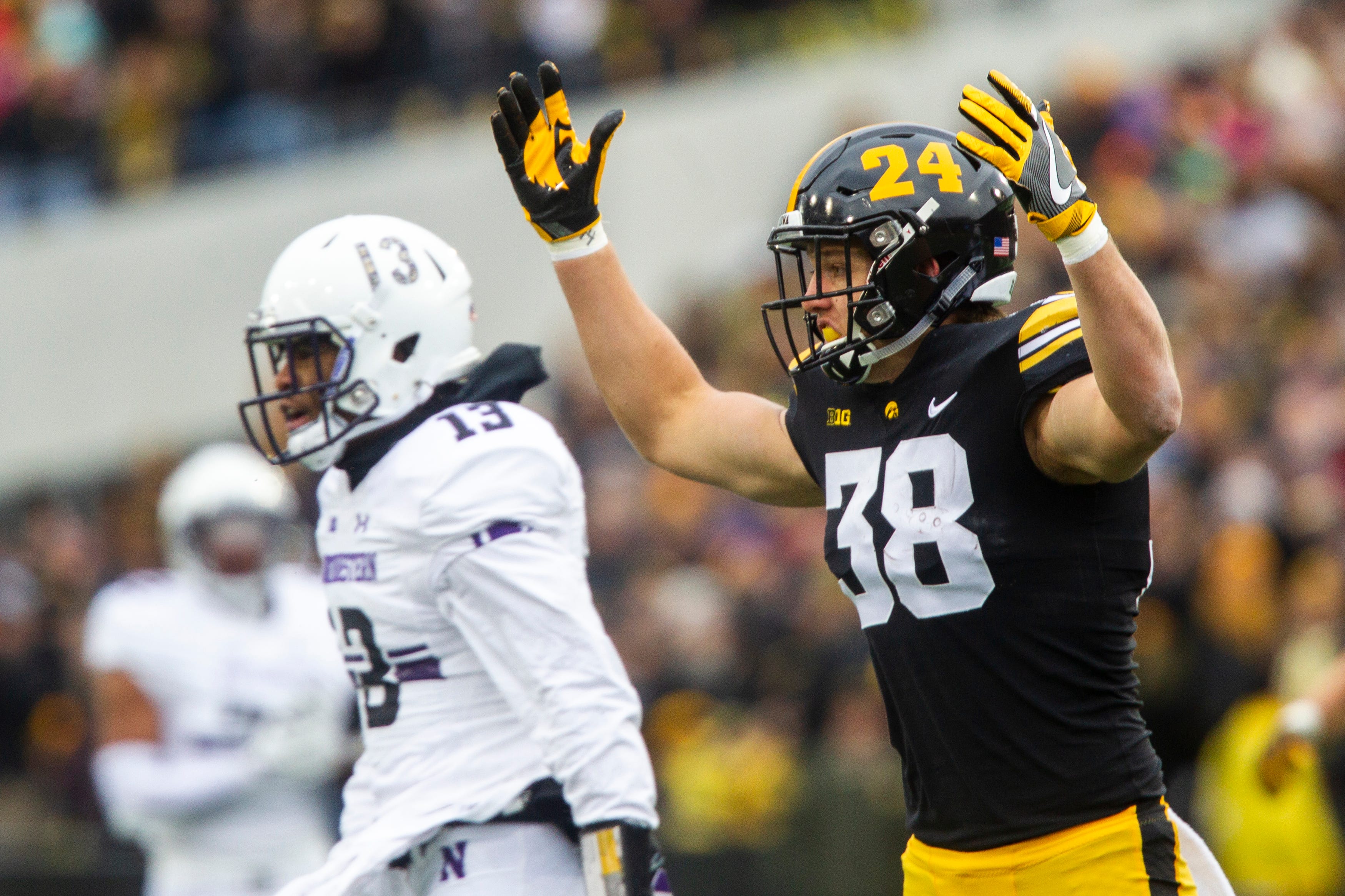 Iowa Football Hawkeye Miscues Leave Northwestern Gleefully