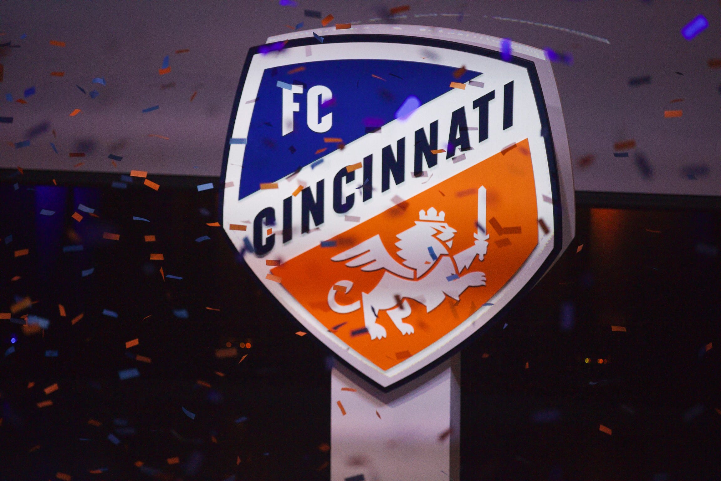 FC Cincinnati Perfect Cut Crest Decal 3" x 3.5" Outdoor for Car Soccer MLS 