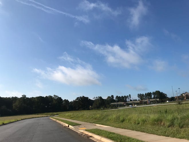 Land along Galloway Drive near Poinsett Highway is largely owned by Centennial American Properties, though a couple of parcels have been purchased.