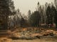 The remains of a home lay empty days after the Camp Fire swept through town on Nov. 11, in Paradise, Calif.