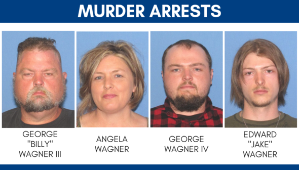 Four relatives were arrested in connection with the deaths of eight relatives