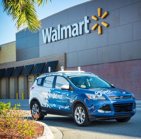 Ford partners with Walmart on a pilot project for...