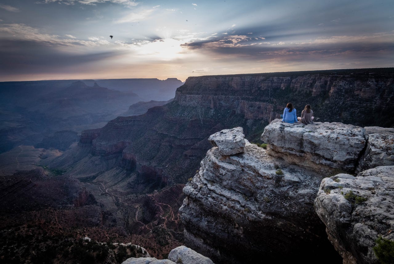 In the end, I thought I was finally at peace with my mom's suicide. But it wasn't until I returned to the canyon in August of this year, this time with Lucy, to see the beauty and quiet, that I truly realized that I'm OK.