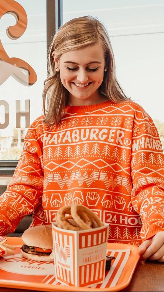 Whataburger Christmas Sweater 2021 2024 www.alhudapk