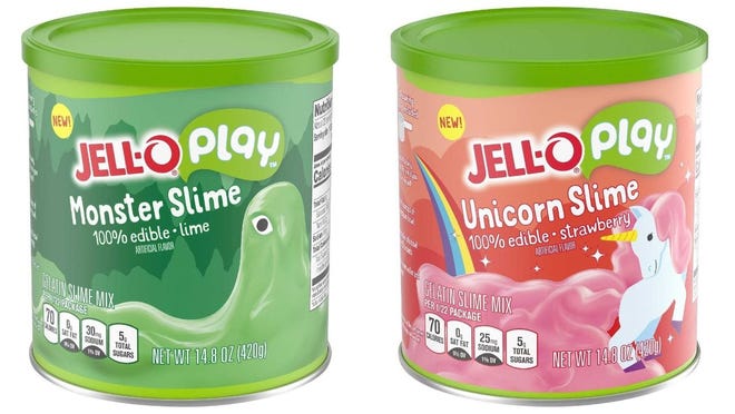 Jell O Now Makes Edible Slime In Strawberry And Lime Flavors