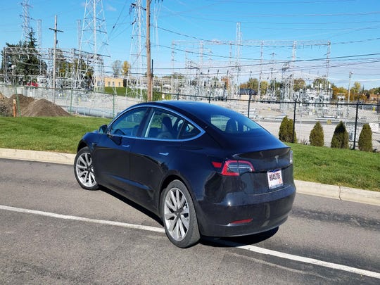 The Tesla Model 3 is available with AWD or RWD. This is the RWD version.