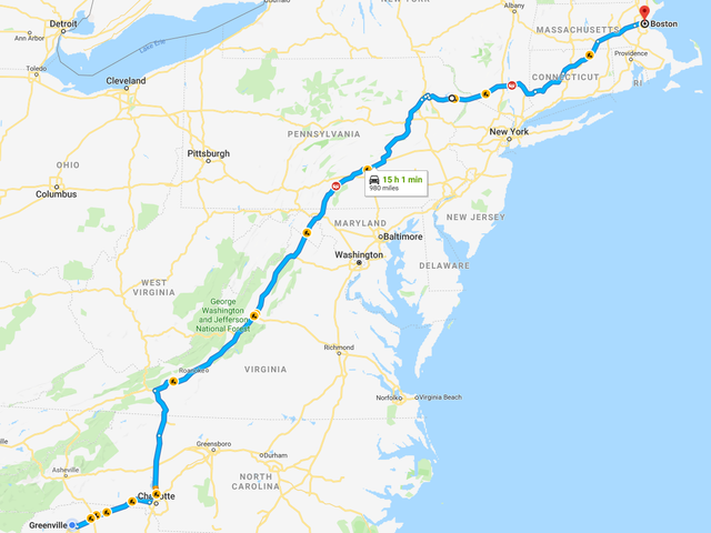 Thanksgiving Travel Best Routes To Get To And From Greenville Sc