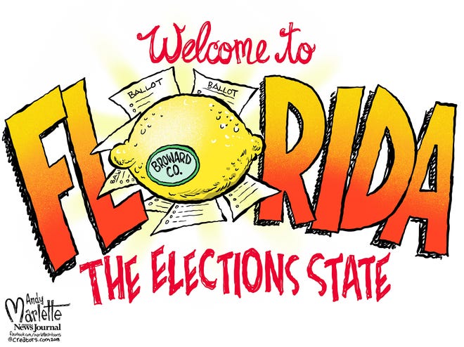 Marlette's Florida Election Cartoons